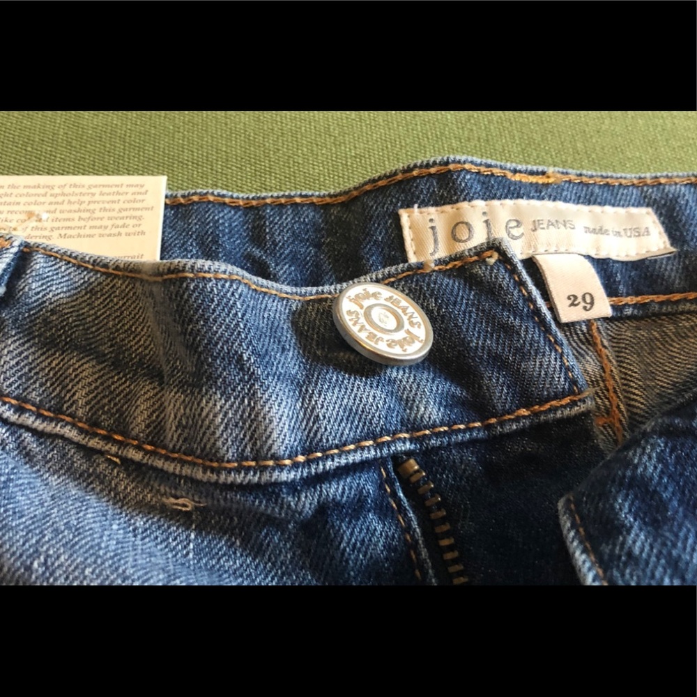 NEW Joie Shayna Cutoff Frayed Denim Jean Short Size 29 - Picture 8 of 14